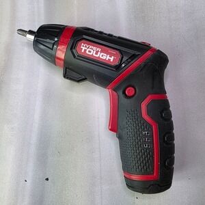Hyper Tough 4V Rotating Cordless Screwdriver AQ70068N Li-Ion‎ Red 230 RPM S2